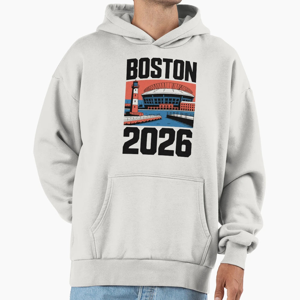 Boston 2026 New England Soccer Souvenir T-Shirt - Aesthetic Graphic Unisex - T-Shirt, Sweatshirt, Hoodie