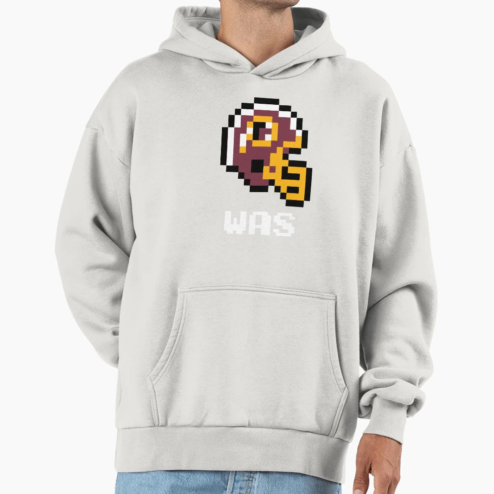 Washington Tecmo Super Bowl Football Hoodie - Trendy Graphic Men Women - T-Shirt, Sweatshirt, Hoodie