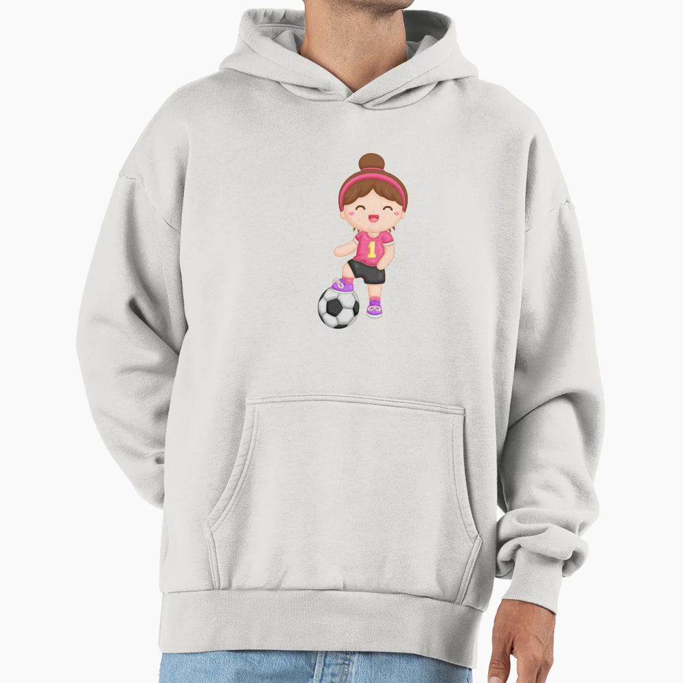 Playing Soccer Hoodie - Casual Everyday Wear Men Women - T-Shirt, Sweatshirt, Hoodie