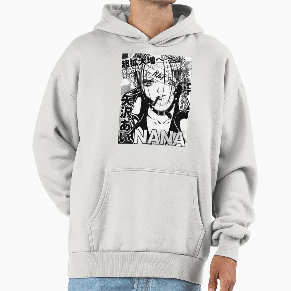 Nana Manga Panel Active Hoodie - Custom Art Print for Adults - T-Shirt, Sweatshirt, Hoodie