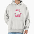 Flag Football Girl1 Hoodie - Unique Graphic Unisex - T-Shirt, Sweatshirt, Hoodie