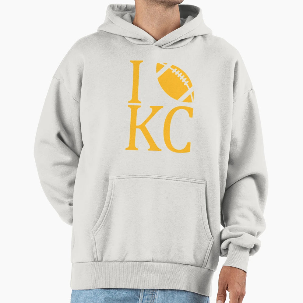 Sunday Funday I Love Kansas City Hoodie - Unique Graphic for Adults - T-Shirt, Sweatshirt, Hoodie