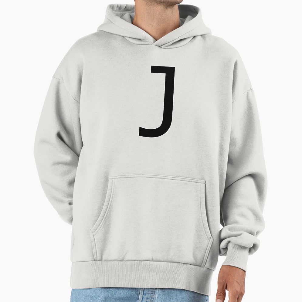 J Alphabet Hoodie - Custom Art Print for Adults - T-Shirt, Sweatshirt, Hoodie