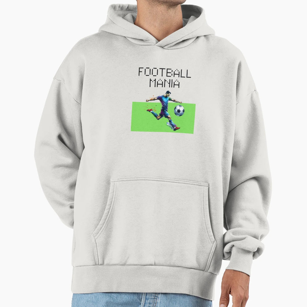 Football Mania Hoodie - Novelty Apparel for Adults - T-Shirt, Sweatshirt, Hoodie
