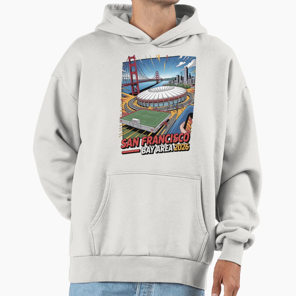San Francisco Bay Area Golden Gate T-Shirt - Aesthetic Graphic for Adults - T-Shirt, Sweatshirt, Hoodie