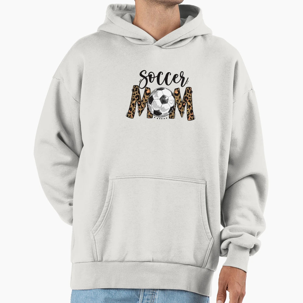 Soccer Mom Mom Life Soccer Game Day Hoodie - Graphic Print Unisex - T-Shirt, Sweatshirt, Hoodie