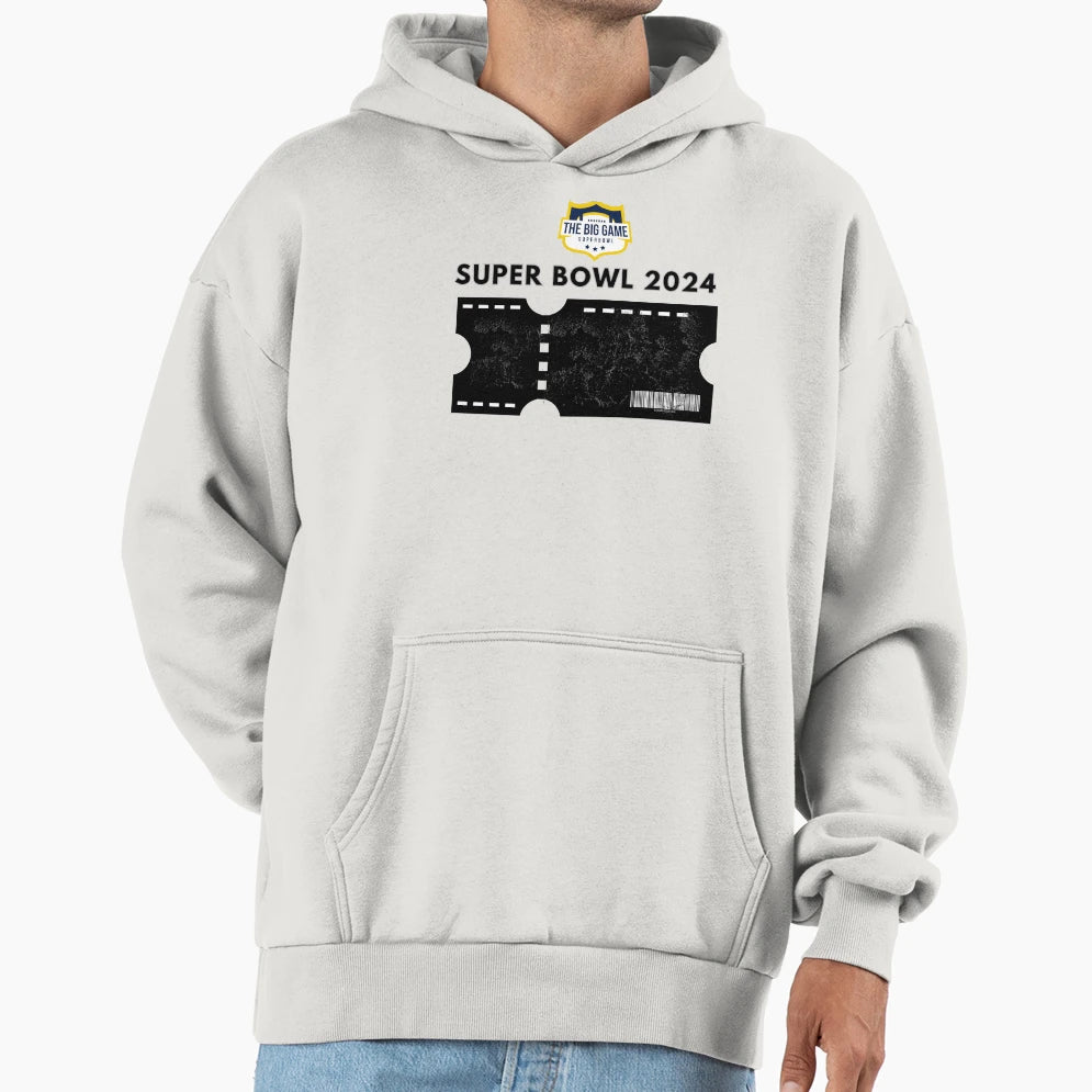 2024 Superbowl American Football Ticket T-Shirt - Minimalist Print Unisex - T-Shirt, Sweatshirt, Hoodie