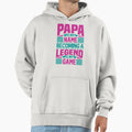 Papa Is My Name Becoming Hoodie - Aesthetic Graphic for Adults - T-Shirt, Sweatshirt, Hoodie