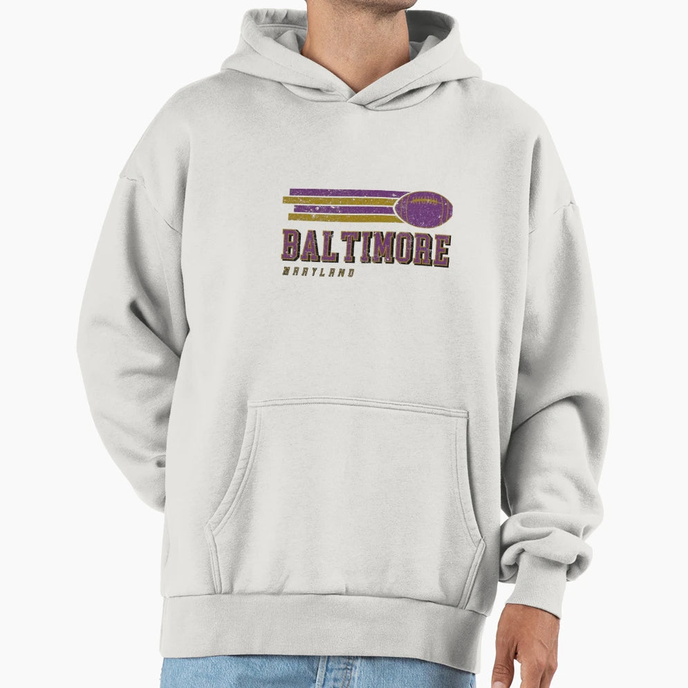 Art Baltimore Ravens Hoodie - Casual Everyday Wear Men Women - T-Shirt, Sweatshirt, Hoodie