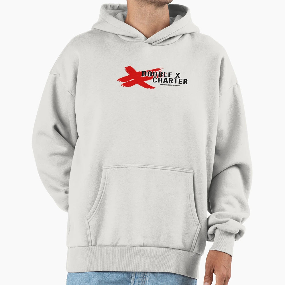 Double X Charter Hoodie - Unique Graphic Men Women - T-Shirt, Sweatshirt, Hoodie