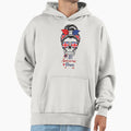 All American Nana Messy Bun Mothers Hoodie - Fun Novelty Design for Adults - T-Shirt, Sweatshirt, Hoodie