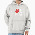 Mens Number One Papa 1 Fathers Day Hoodie - Fun Novelty Design for Adults - T-Shirt, Sweatshirt, Hoodie