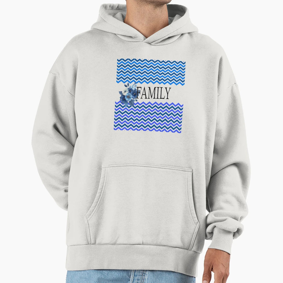 Bluer Than Blue Collection Family Hoodie - Casual Everyday Wear Unisex - T-Shirt, Sweatshirt, Hoodie