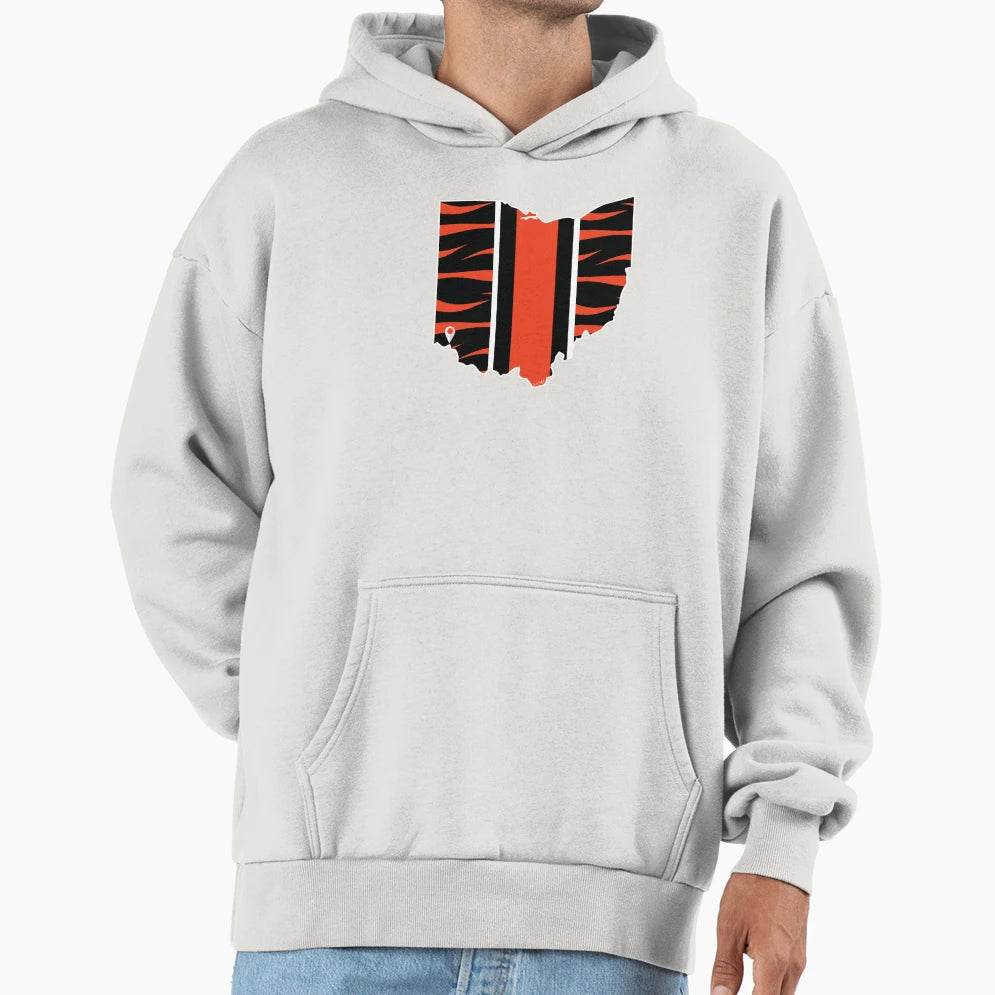 Cincinatti Football Hoodie - Streetwear Style Men Women - T-Shirt, Sweatshirt, Hoodie