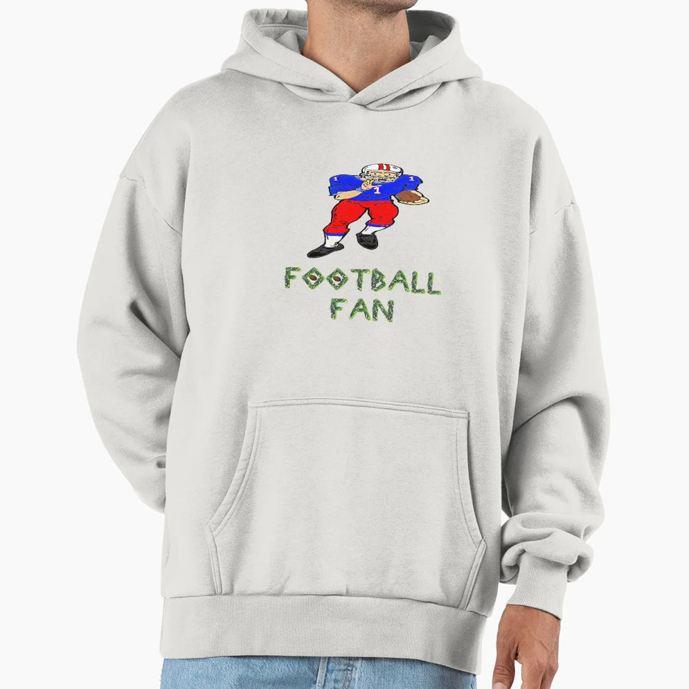 Football Fan Hoodie - Novelty Apparel for Adults - T-Shirt, Sweatshirt, Hoodie