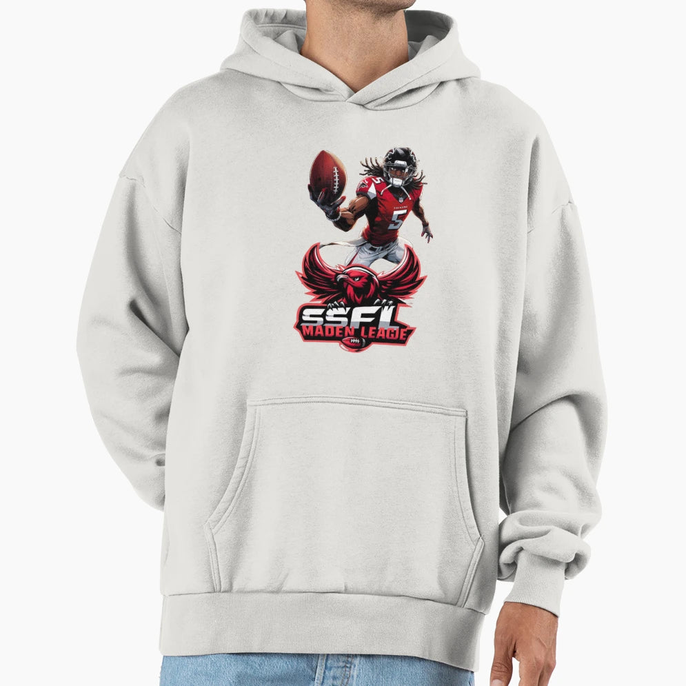 5 Falcons Wr Hoodie - Minimalist Print Men Women - T-Shirt, Sweatshirt, Hoodie