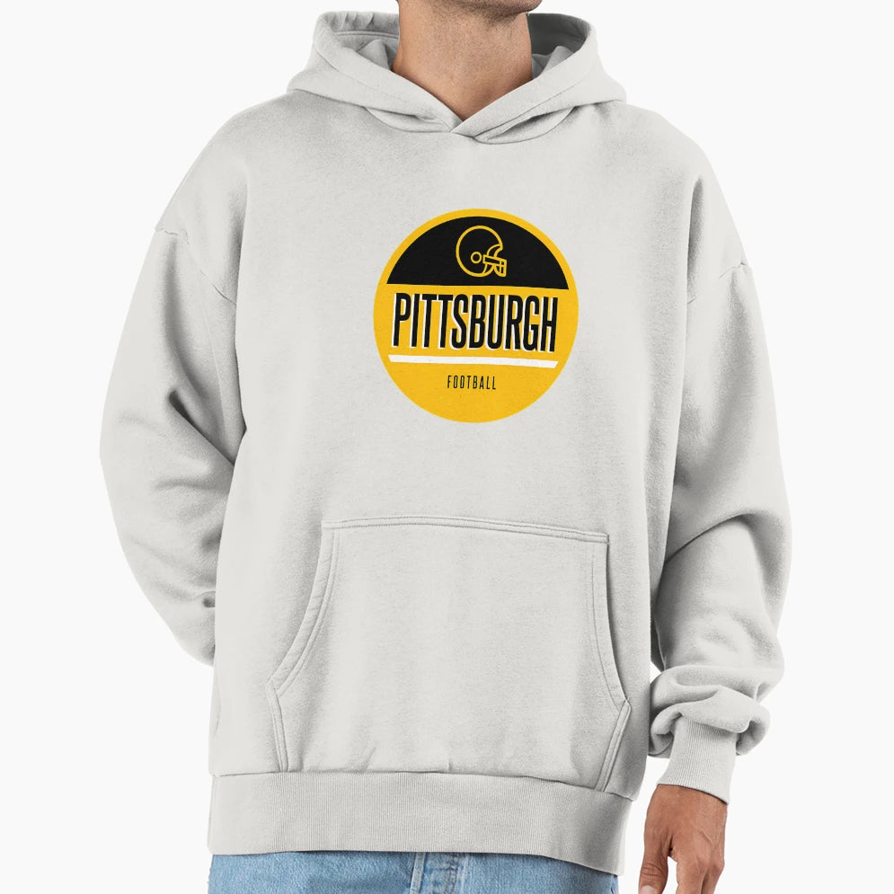 Pittsburgh Football Hoodie - Aesthetic Graphic Men Women - T-Shirt, Sweatshirt, Hoodie