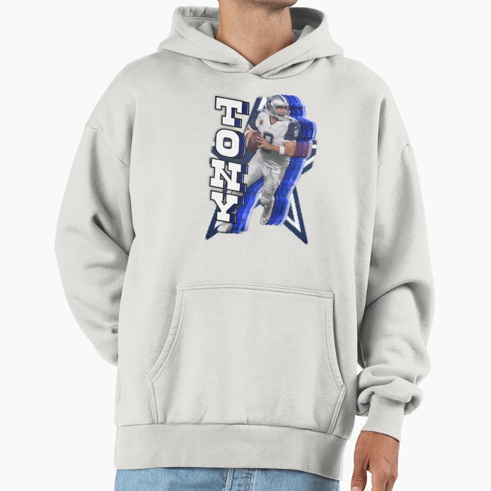 Dallas Cowboy Legend Tony Romo Hoodie - Casual Everyday Wear Men Women - T-Shirt, Sweatshirt, Hoodie