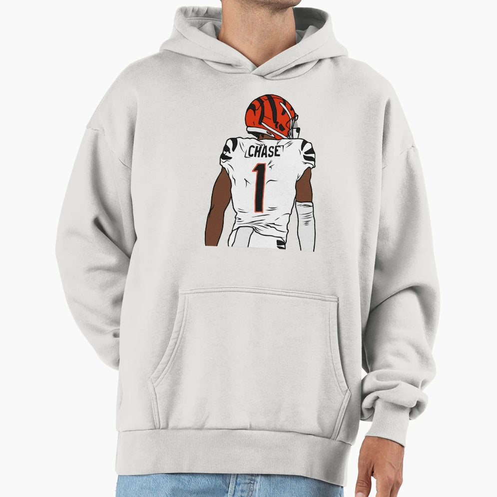 Jamarr Chase Back To Hoodie - Graphic Print Men Women - T-Shirt, Sweatshirt, Hoodie