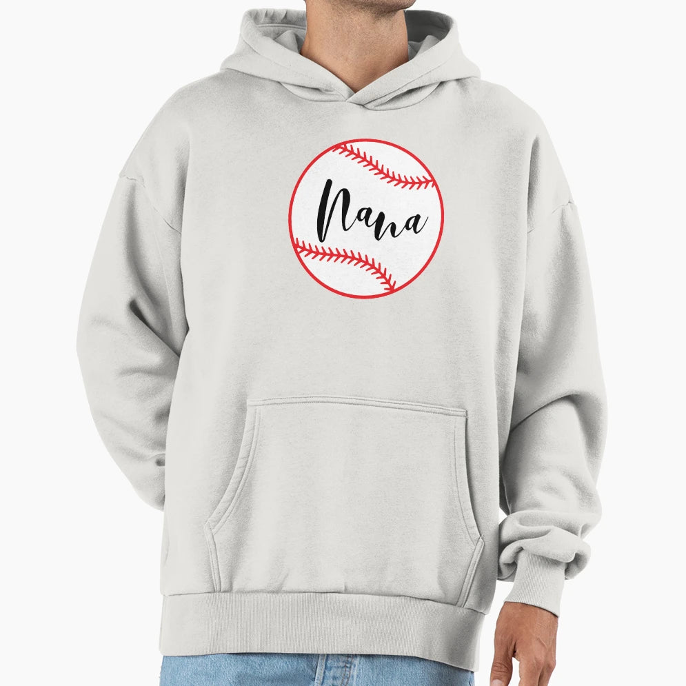 Baseball Nana Hoodie - Aesthetic Graphic Unisex - T-Shirt, Sweatshirt, Hoodie