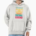 Husband Dad Fantasy Football Legend Hoodie - Novelty Apparel for Adults - T-Shirt, Sweatshirt, Hoodie