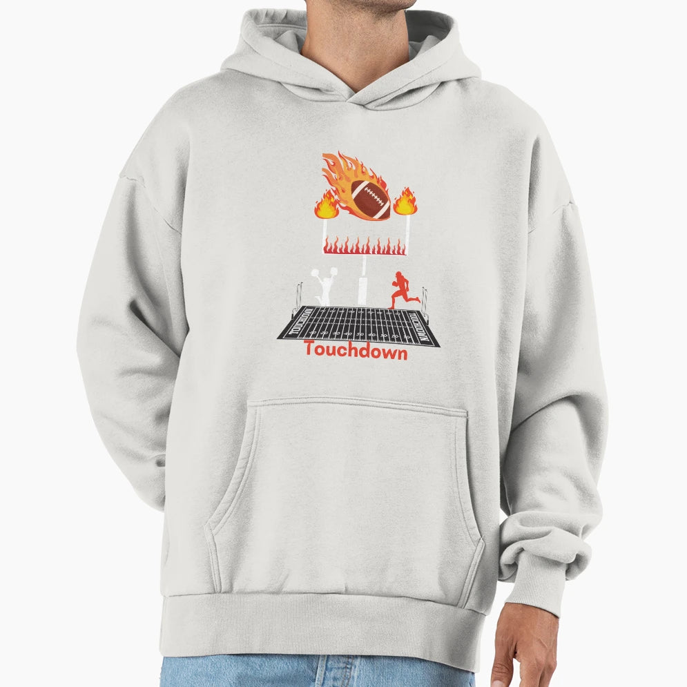 Football Season Hoodie - Custom Art Print Unisex - T-Shirt, Sweatshirt, Hoodie