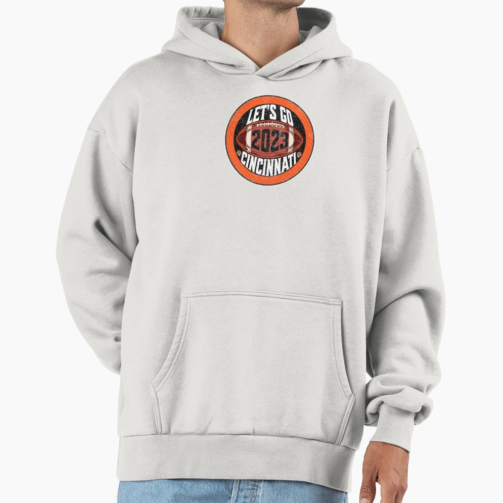 Lets Go Cincinnati Superbowl Lvii Hoodie - Aesthetic Graphic for Adults - T-Shirt, Sweatshirt, Hoodie