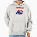 Im Just Here Food Commercials And Hoodie - Minimalist Print for Adults - T-Shirt, Sweatshirt, Hoodie
