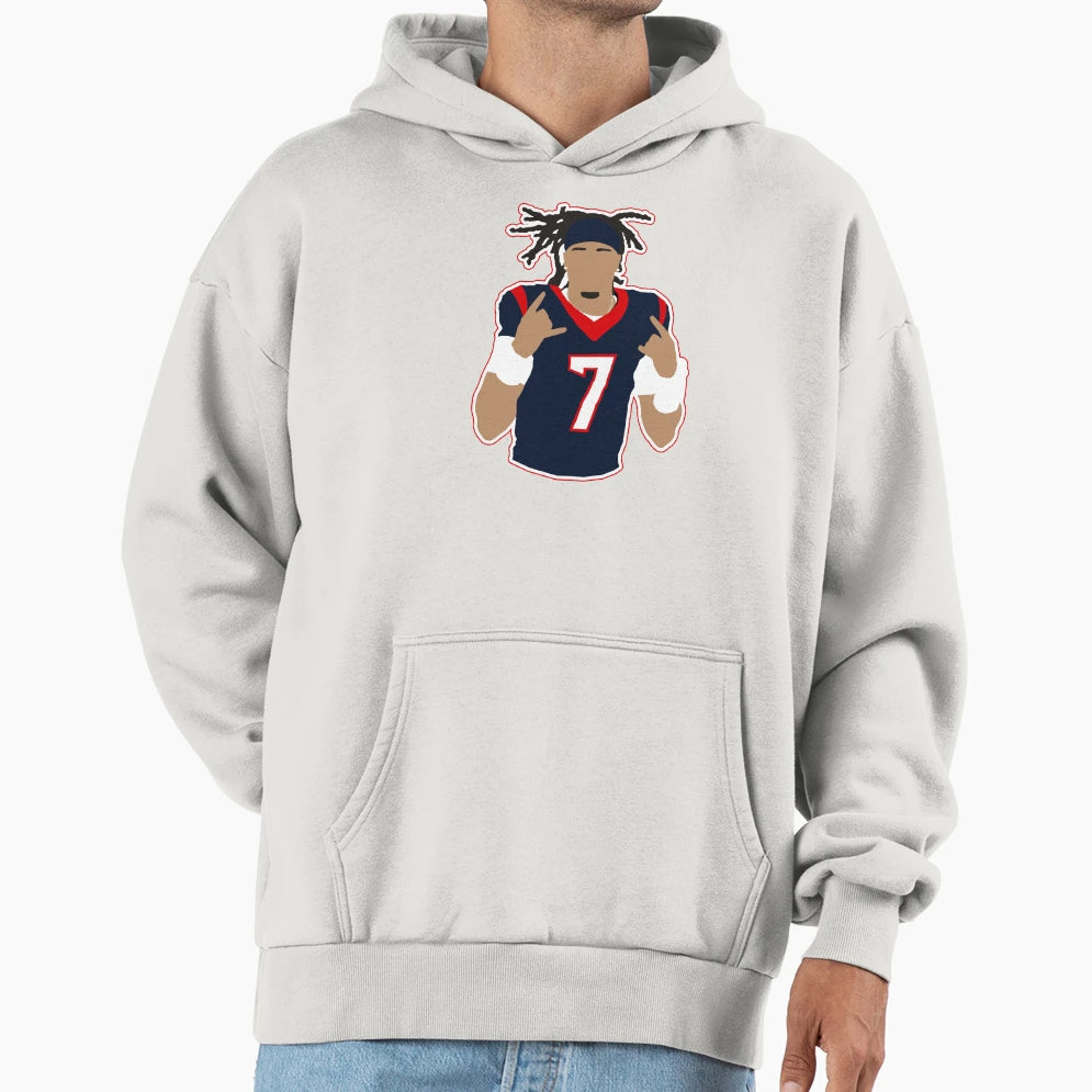 Cj Stroud Hoodie - Minimalist Print for Adults - T-Shirt, Sweatshirt, Hoodie