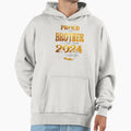 Proud Brother 2024 Graduate Class 2024 Hoodie - Minimalist Print Men Women - T-Shirt, Sweatshirt, Hoodie