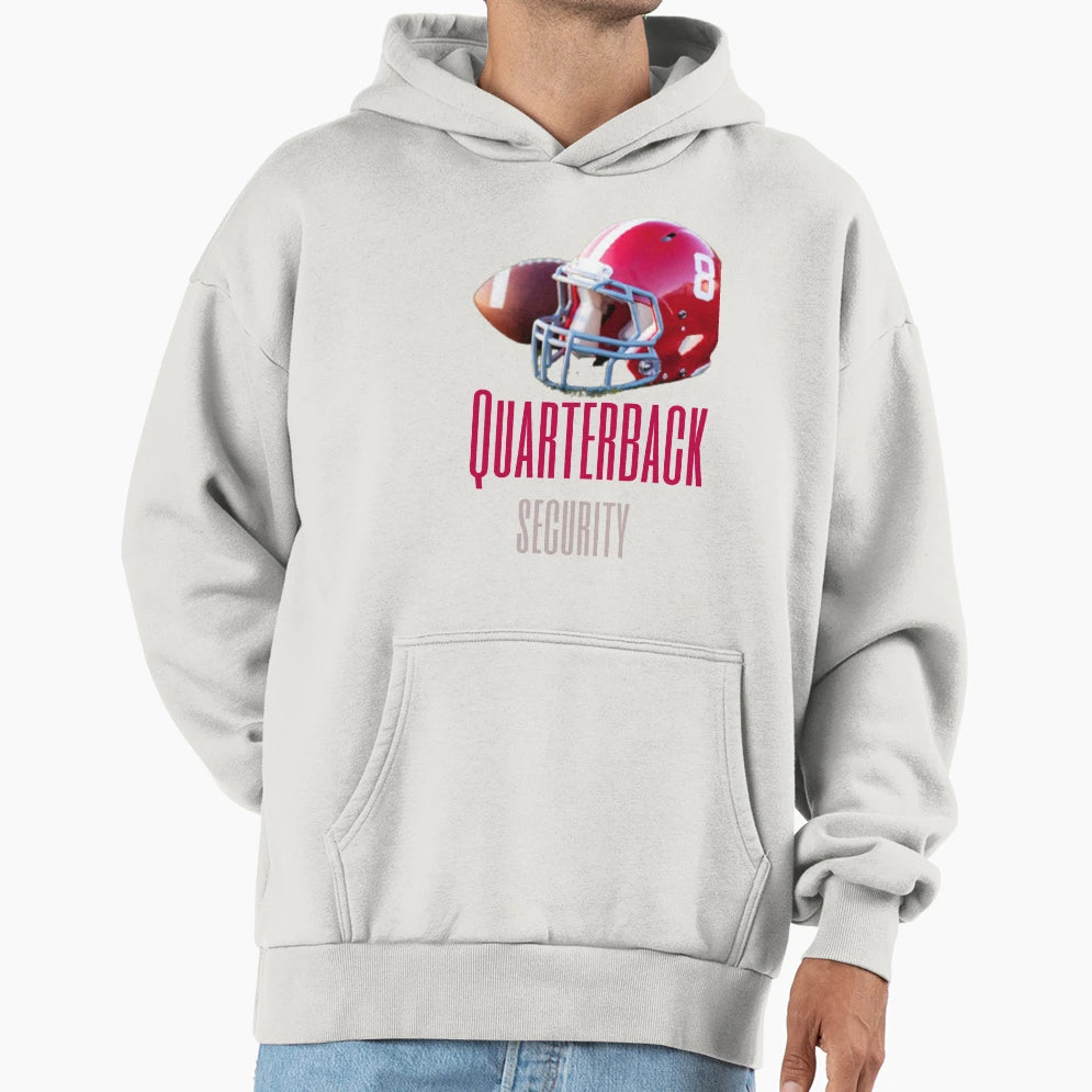 Quarterback Security Football Hoodie - Casual Everyday Wear for Adults - T-Shirt, Sweatshirt, Hoodie