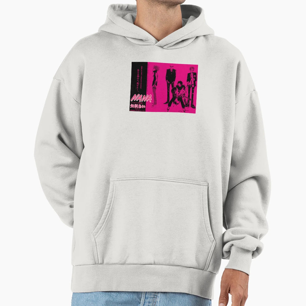 Nana Black Stones Band Spread Hoodie - Unique Graphic Men Women - T-Shirt, Sweatshirt, Hoodie
