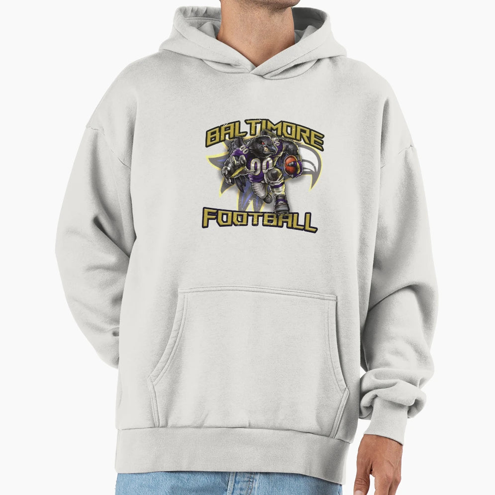 Baltimore Football Hoodie - Trendy Graphic for Adults - T-Shirt, Sweatshirt, Hoodie