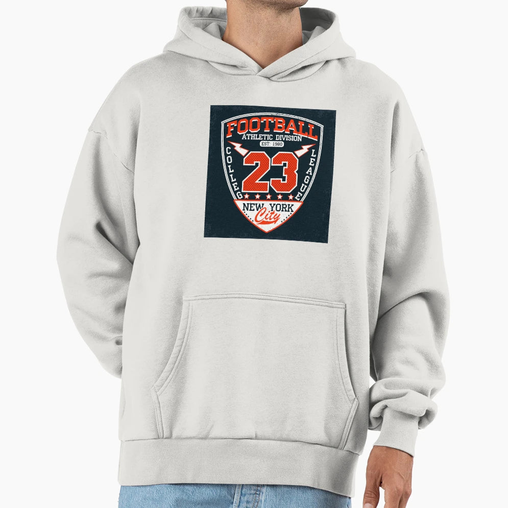New York Football Hoodie - Fun Novelty Design for Adults - T-Shirt, Sweatshirt, Hoodie