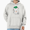 Soccer Player White Cat Hoodie - Novelty Apparel Men Women - T-Shirt, Sweatshirt, Hoodie