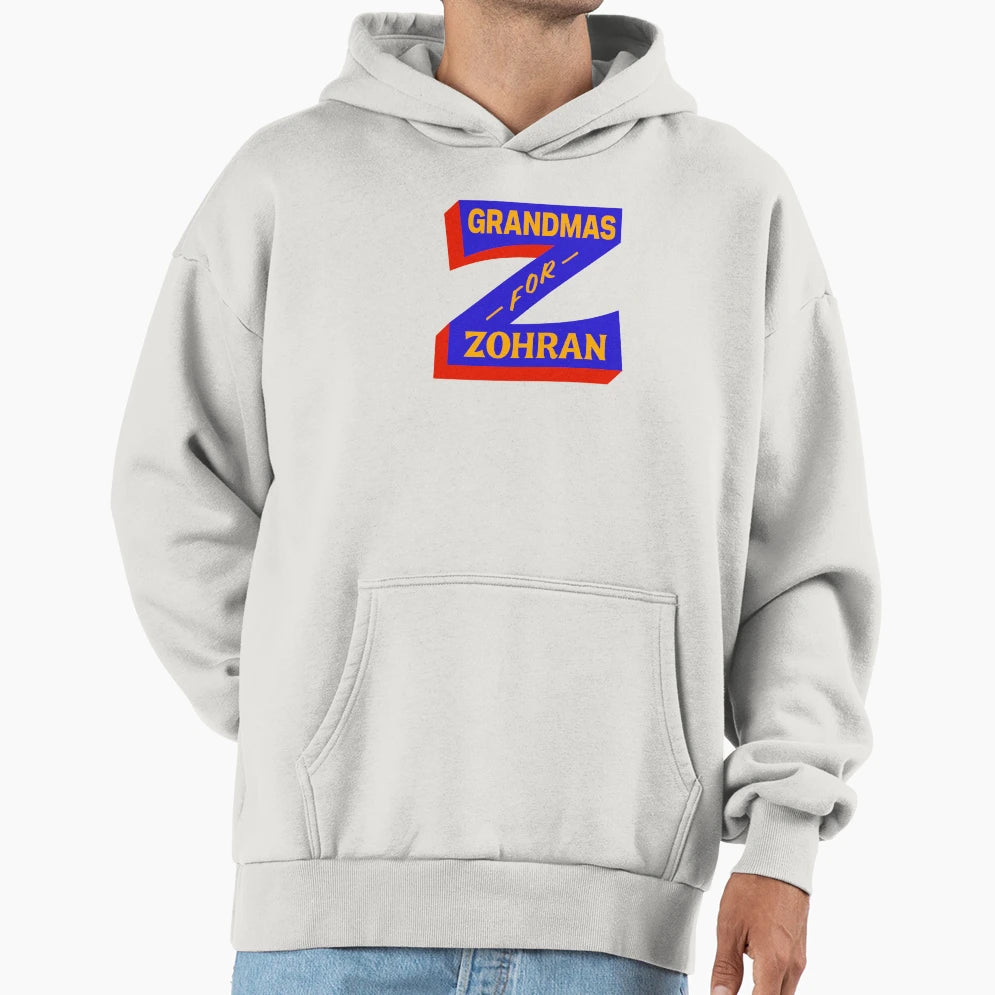 Grandmas Zohran Hoodie - Aesthetic Graphic Unisex - T-Shirt, Sweatshirt, Hoodie