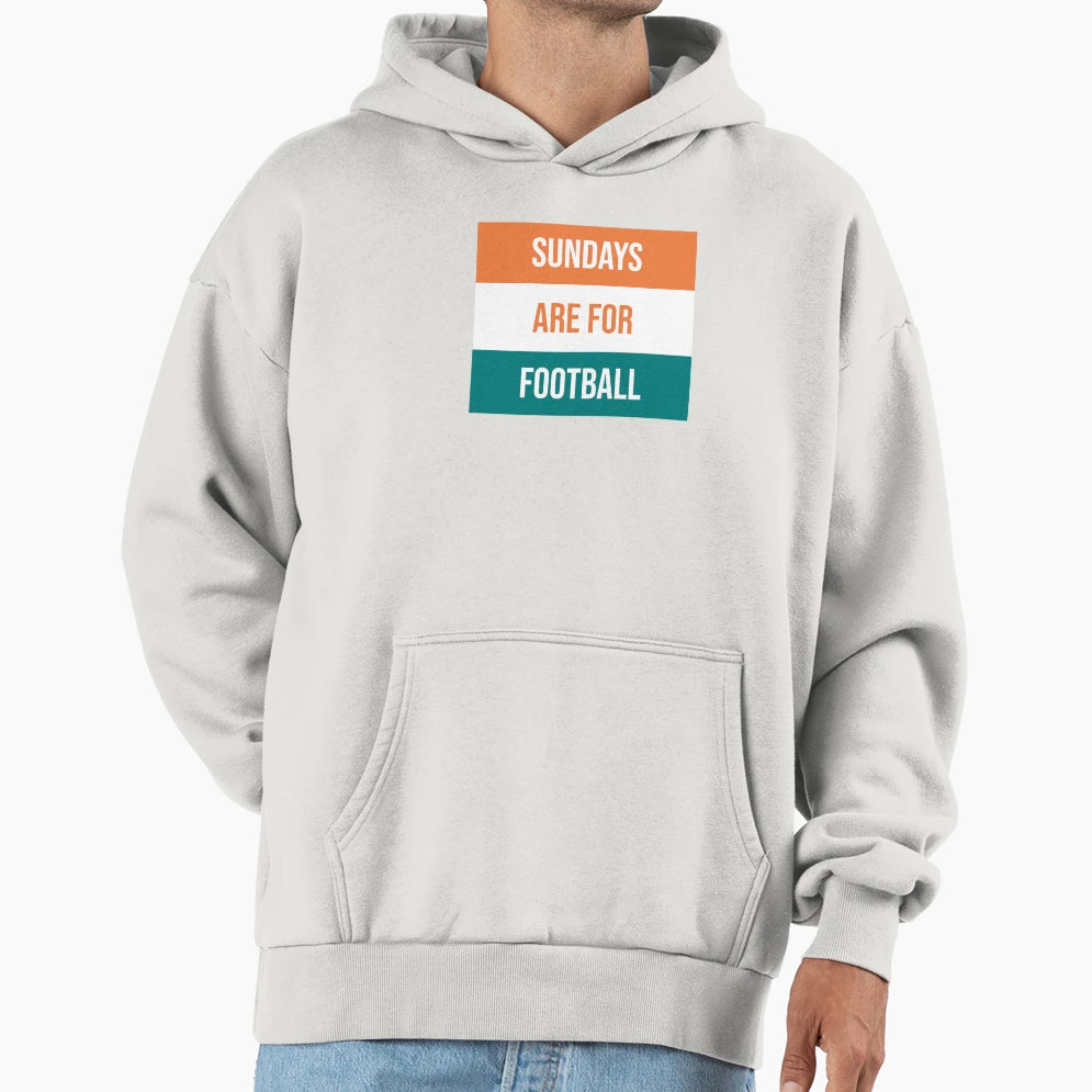 Sundays Are Football Hoodie - Custom Art Print Unisex - T-Shirt, Sweatshirt, Hoodie