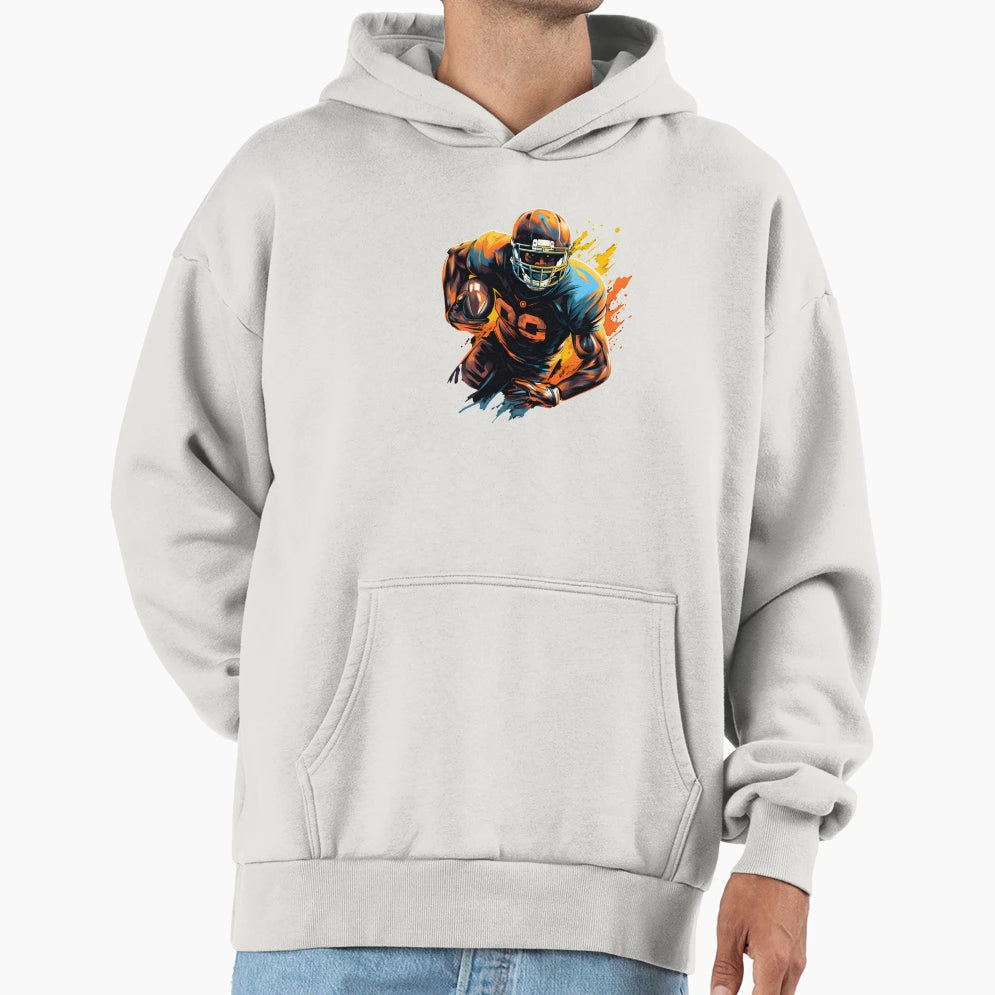 American Football Color Painting T-Shirt - Novelty Apparel Unisex - T-Shirt, Sweatshirt, Hoodie