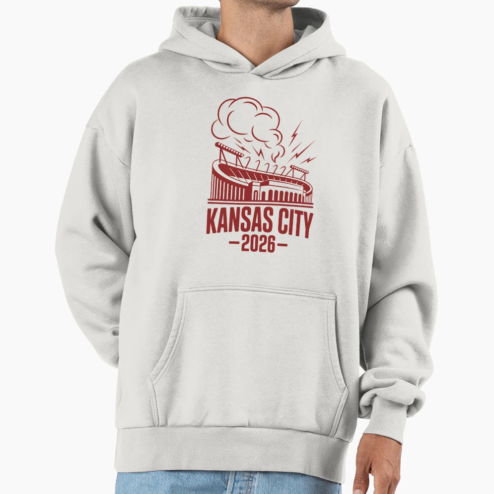 Kansas City 2026 Arrowhead Stadium T-Shirt - Minimalist Print for Adults - T-Shirt, Sweatshirt, Hoodie