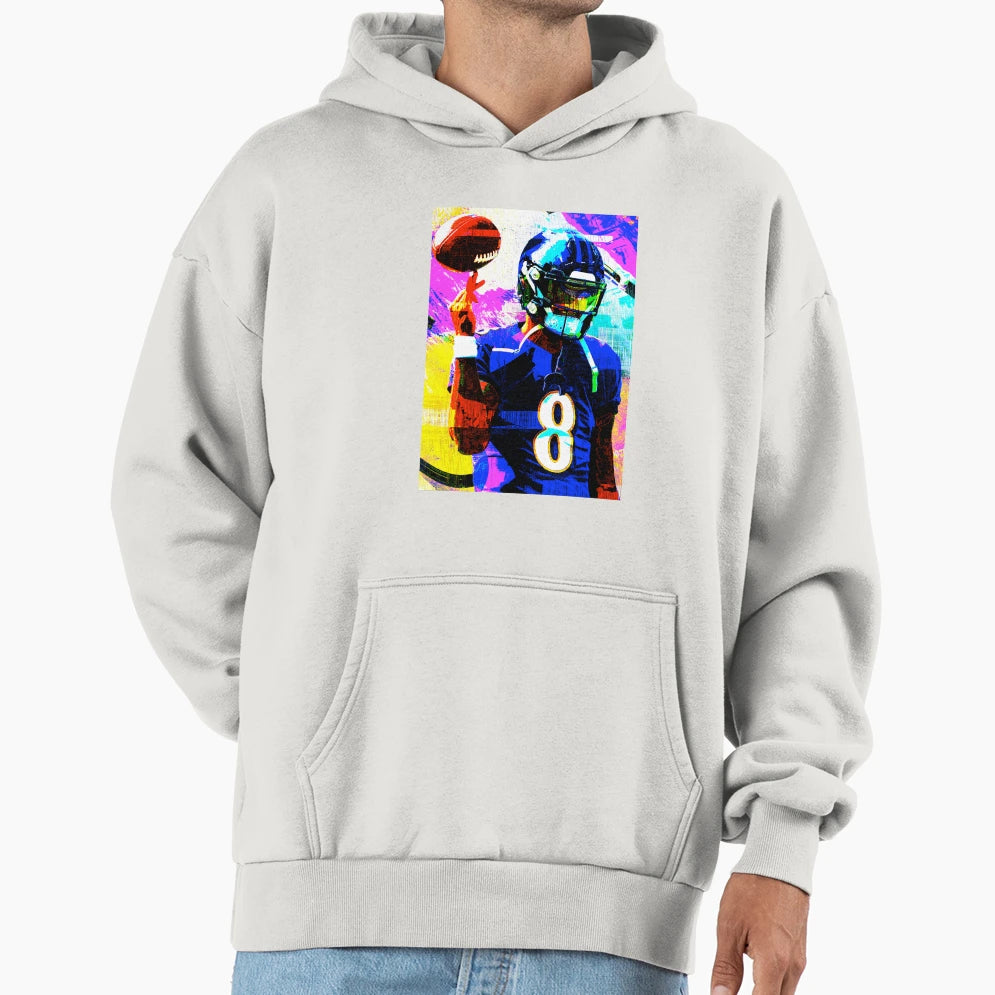 Handdrawn Lamar Hoodie - Unique Graphic Unisex - T-Shirt, Sweatshirt, Hoodie