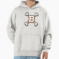 B Browns White Hoodie - Custom Art Print Unisex - T-Shirt, Sweatshirt, Hoodie