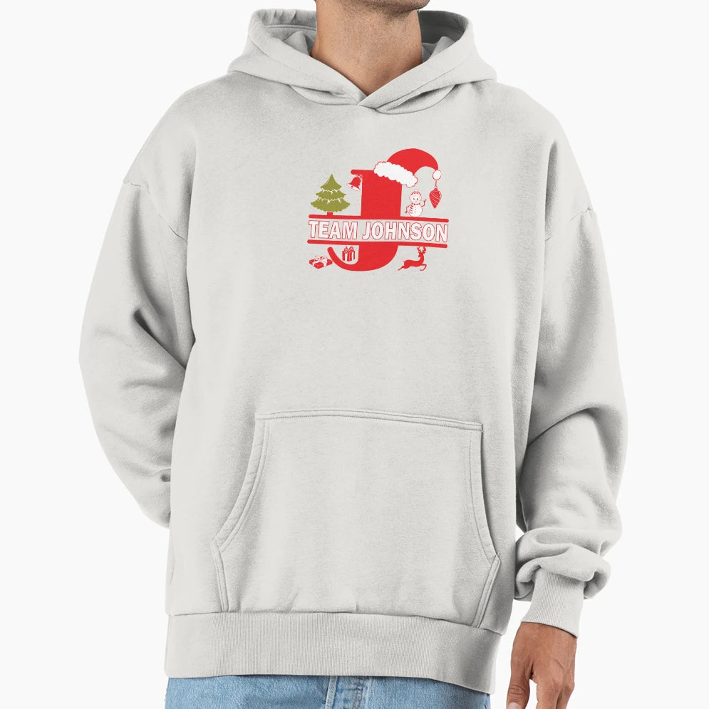 Team Johnson Surname Family Last Name Hoodie - Custom Art Print for Adults - T-Shirt, Sweatshirt, Hoodie