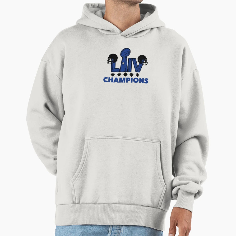 2020 Nfl Champions Hoodie - Graphic Print for Adults - T-Shirt, Sweatshirt, Hoodie