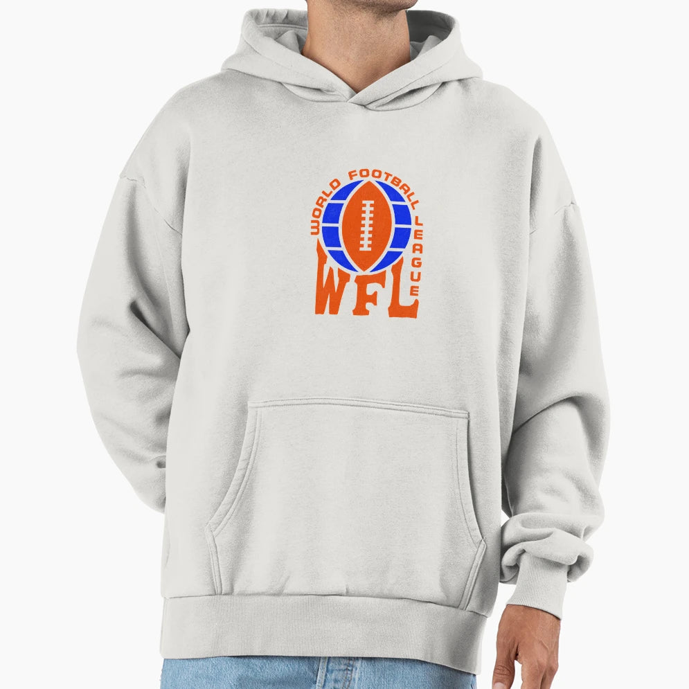 World Football League Hoodie - Fun Novelty Design Men Women - T-Shirt, Sweatshirt, Hoodie
