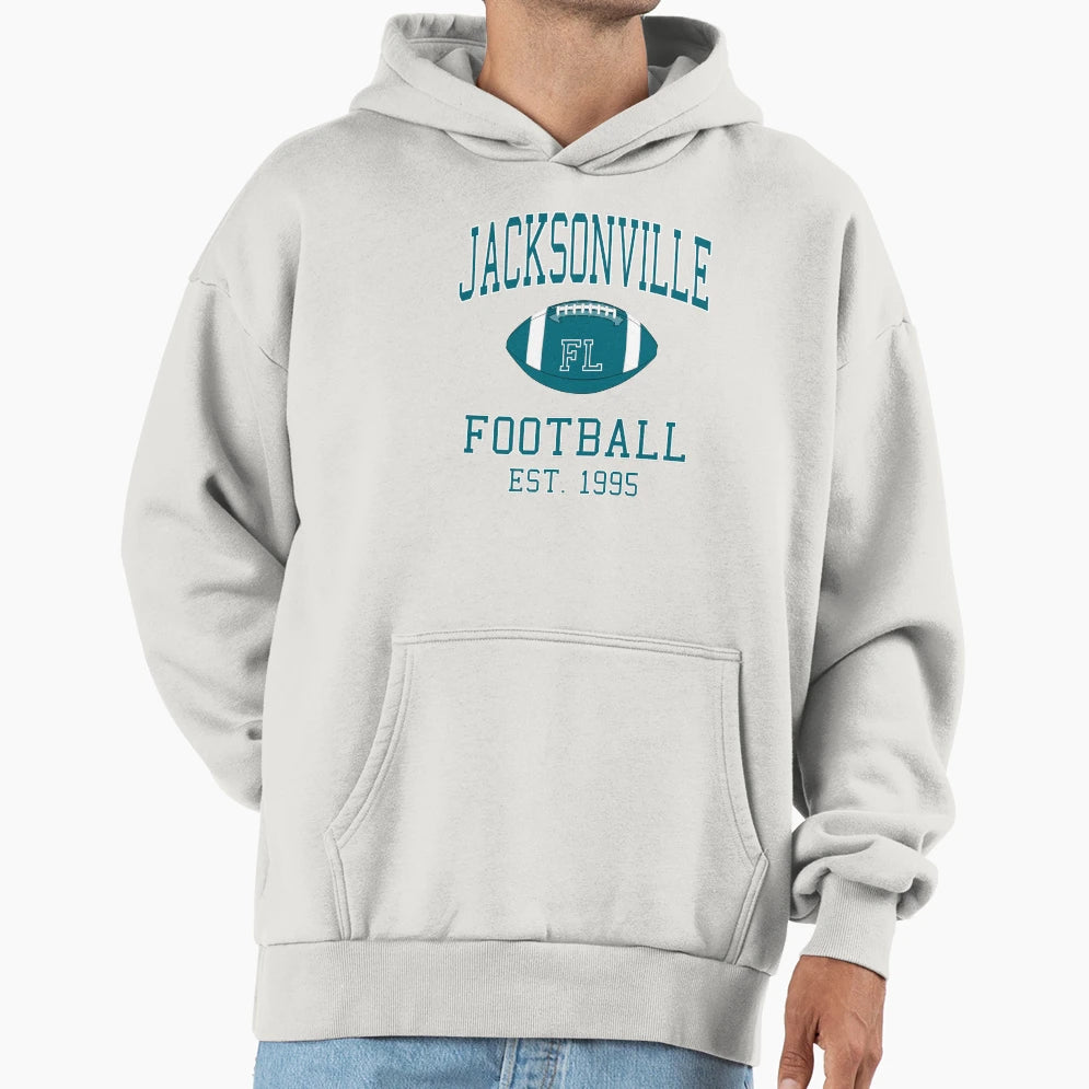 Jacksonville Football Hoodie - Minimalist Print Unisex - T-Shirt, Sweatshirt, Hoodie