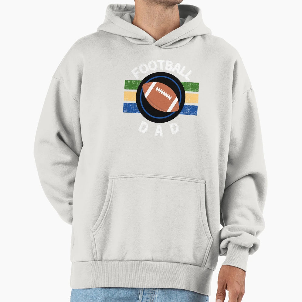 Football Dad Sports Dad Dad Life Hoodie - Trendy Graphic Men Women - T-Shirt, Sweatshirt, Hoodie