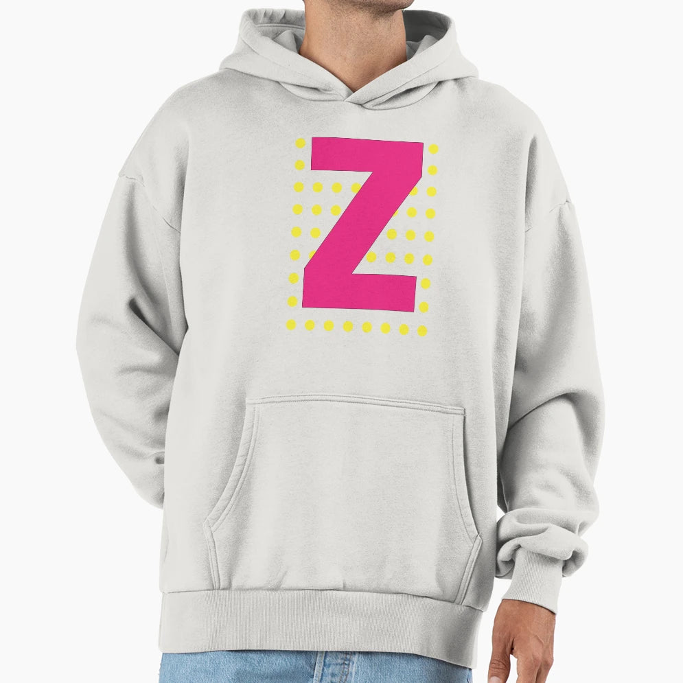 Z Letter Letter Z Hoodie - Trendy Graphic Unisex - T-Shirt, Sweatshirt, Hoodie
