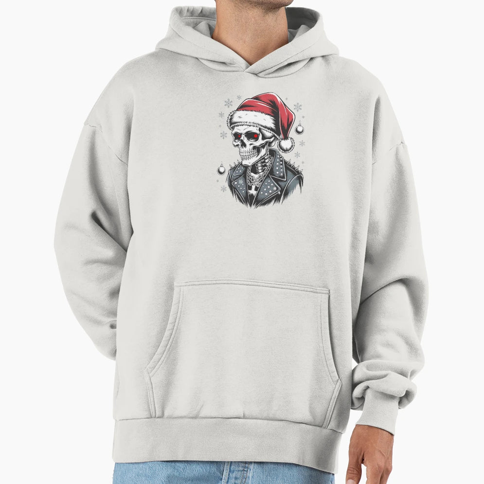 Skull Santas Favorite Human Merry Squad T-Shirt - Aesthetic Graphic Unisex - T-Shirt, Sweatshirt, Hoodie