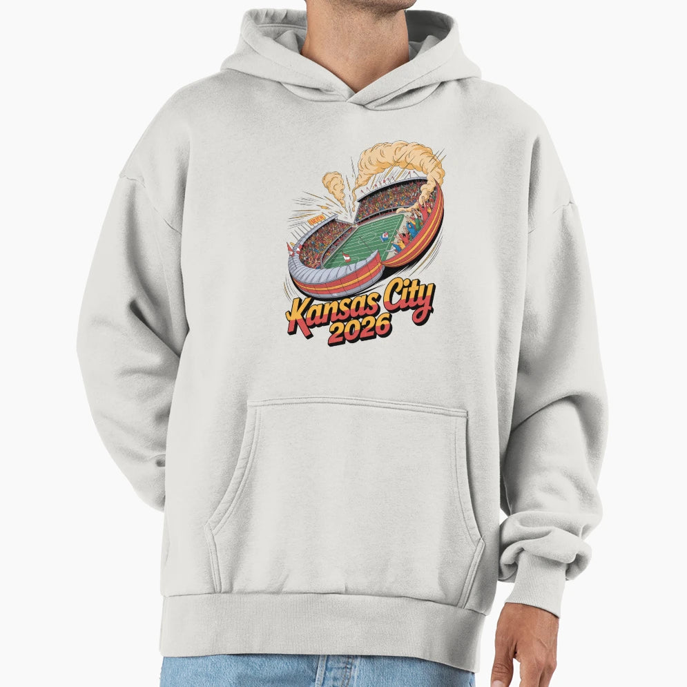 Kansas City 2026 Arrowhead Stadium T-Shirt - Graphic Print for Adults - T-Shirt, Sweatshirt, Hoodie