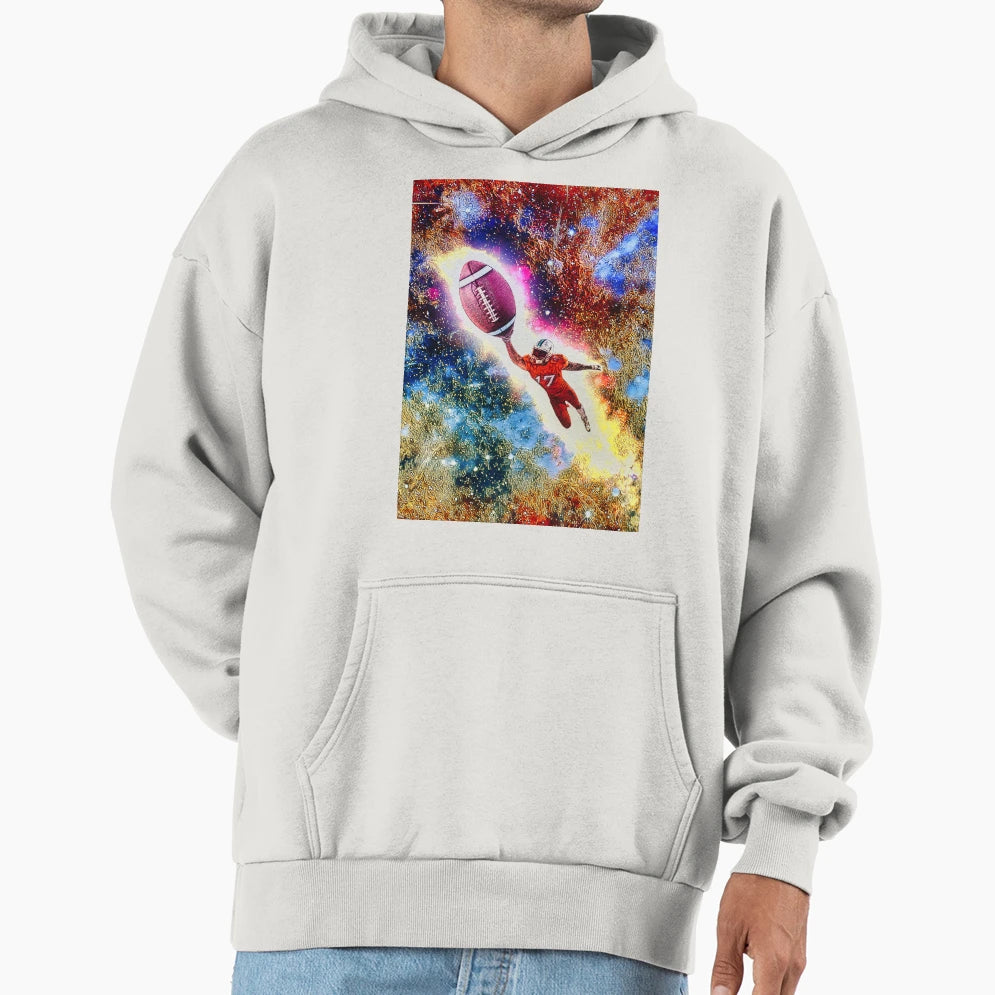 American Football Universe Hoodie - Novelty Apparel Men Women - T-Shirt, Sweatshirt, Hoodie